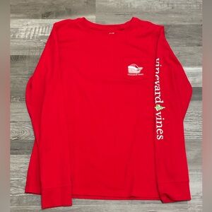 Vineyard Vines Ladies Small Christmas Red Shirt